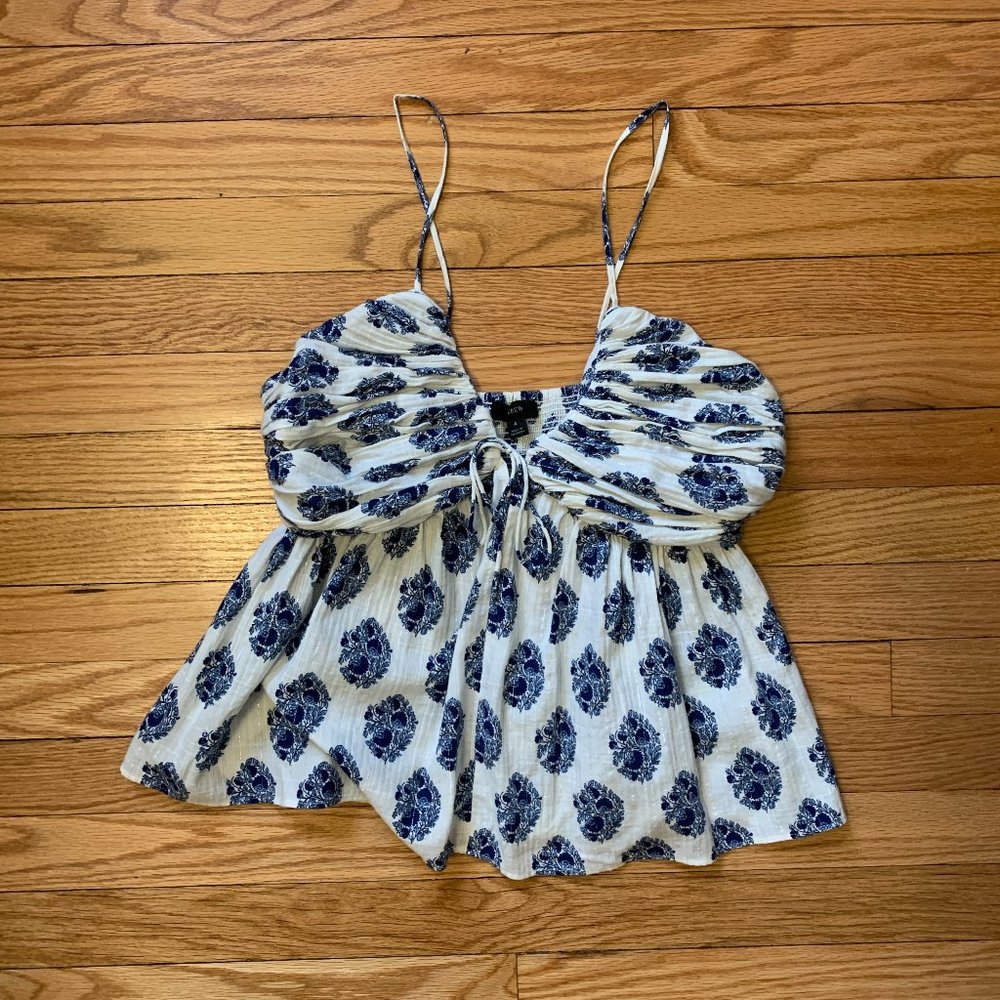 J. Crew Block-Print Camisole